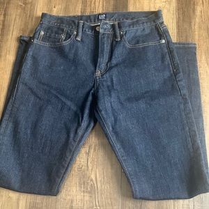 Gap Slim Taper Dark Wash Jeans